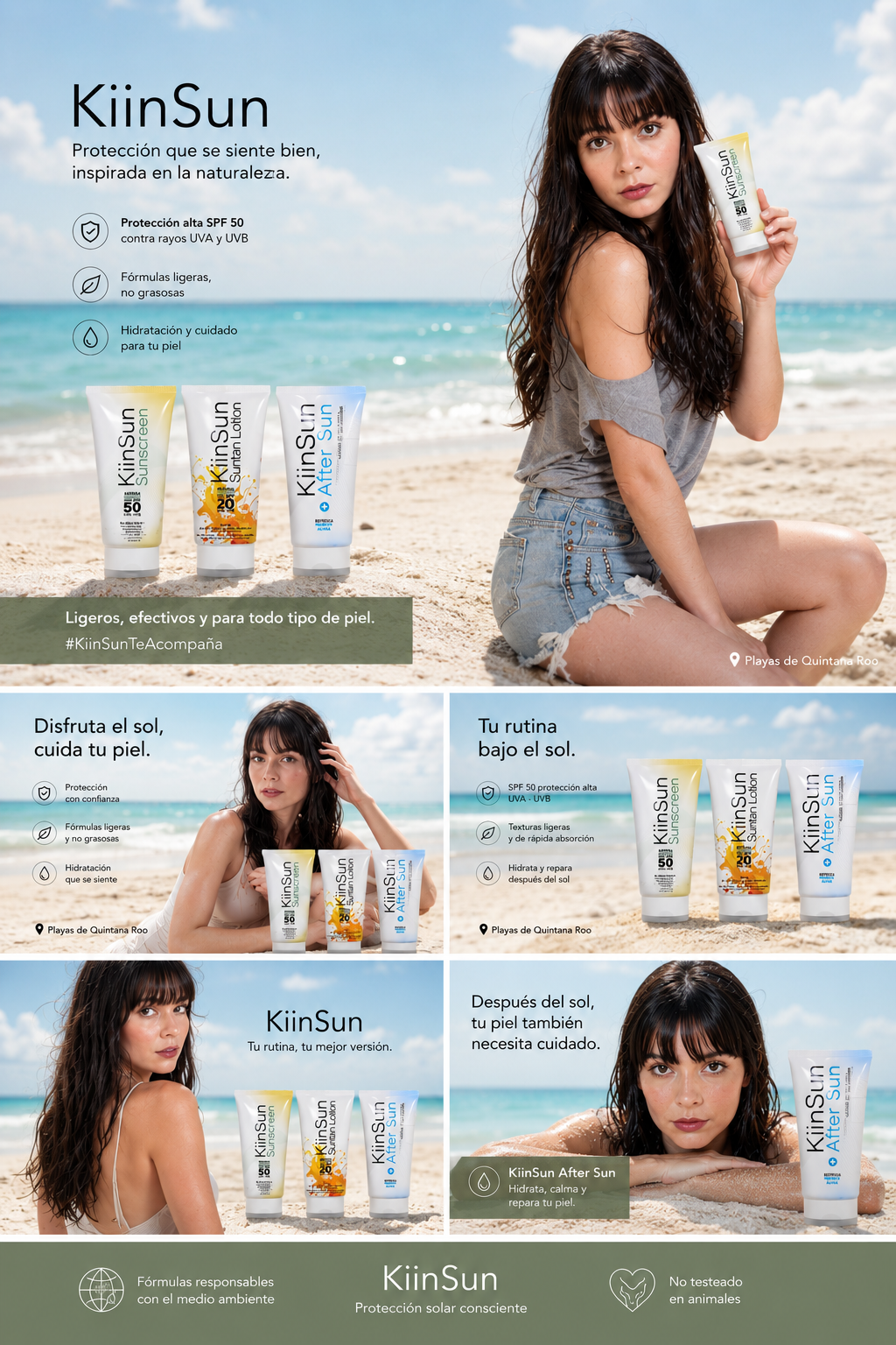 KiinSun - Protección solar consciente inspirada en la naturaleza